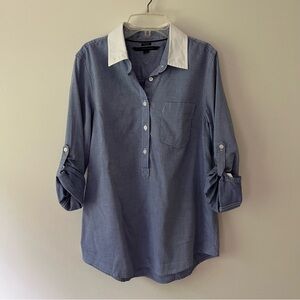 Tommy Hilfiger Button Front Collared Shirt M